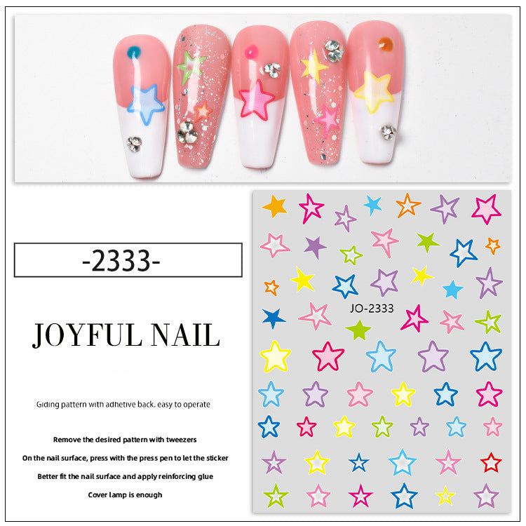 Wholesale Net red new nail art stickers